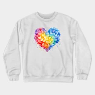 Rainbow Love Pride Crewneck Sweatshirt